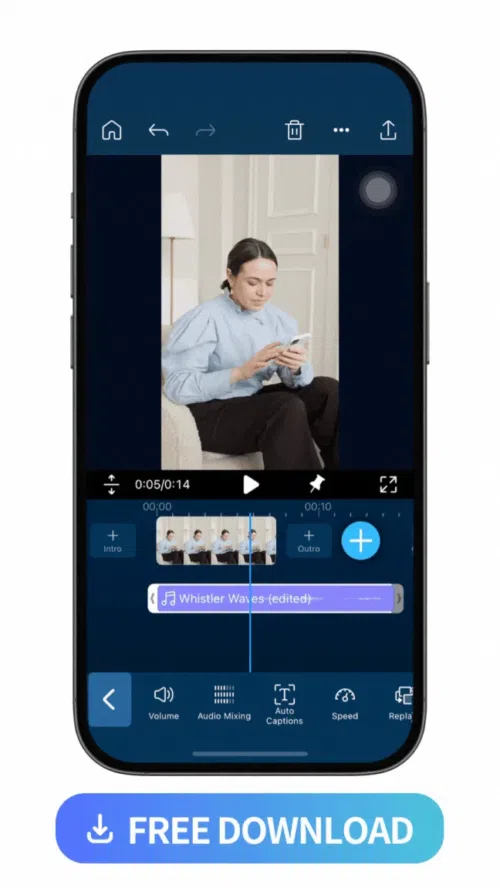workflow of editing the sound effect with PowerDirector